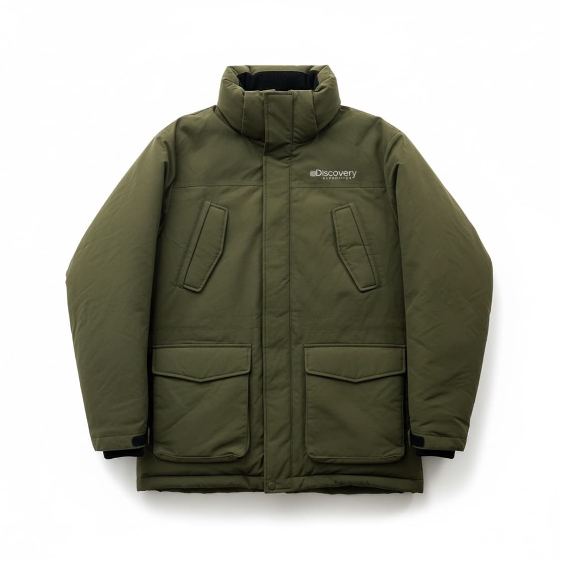 디스커버리 익스페디션(Discovery) 카키 패딩 자켓 상품이미지1