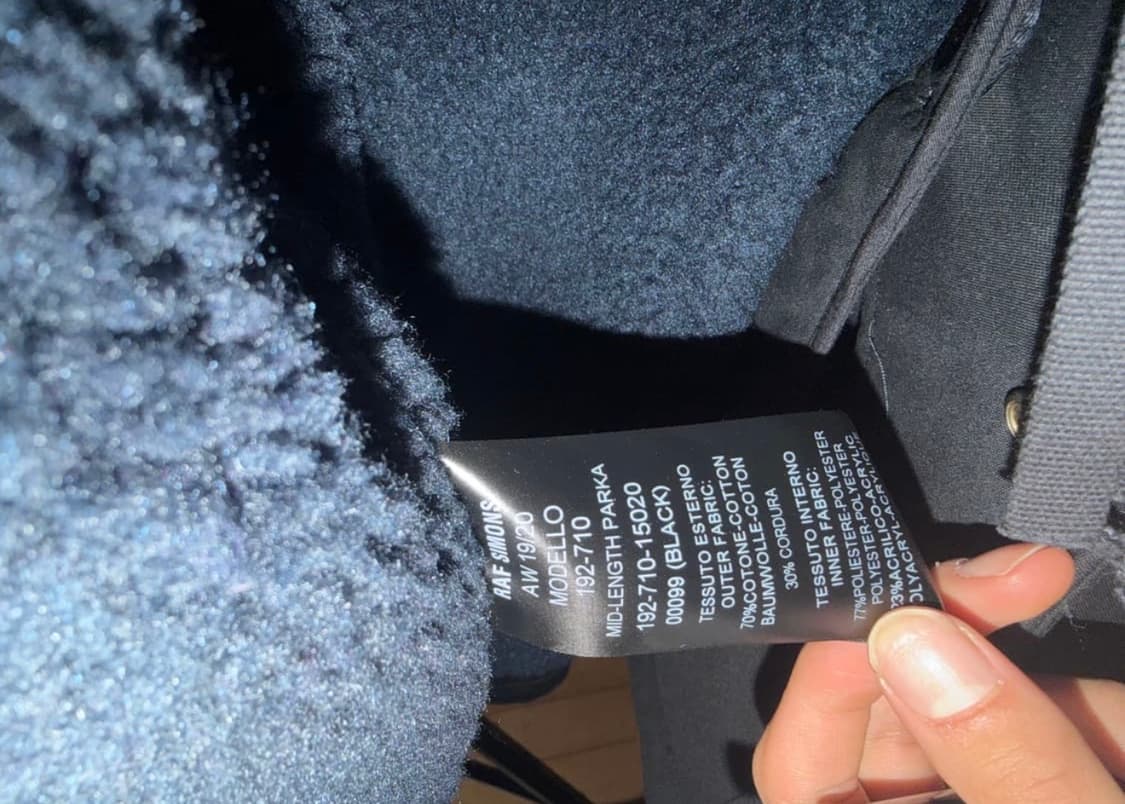 Raf Simons 버닝 다운 파카 가격 제안 받습니다. 상품이미지6