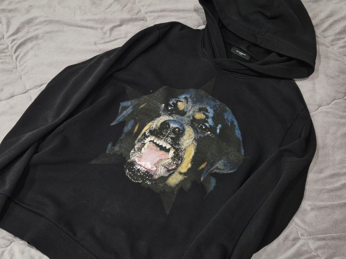 리카르도티시 지방시 로트와일러 후드 티셔츠 L 상품이미지2