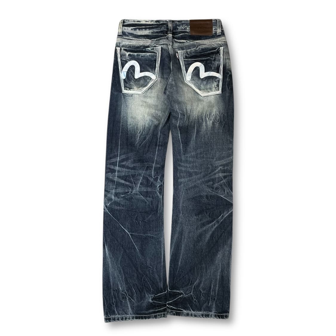 (30) 에비수 진청 워싱 포인트 데님 팬츠 상품이미지2