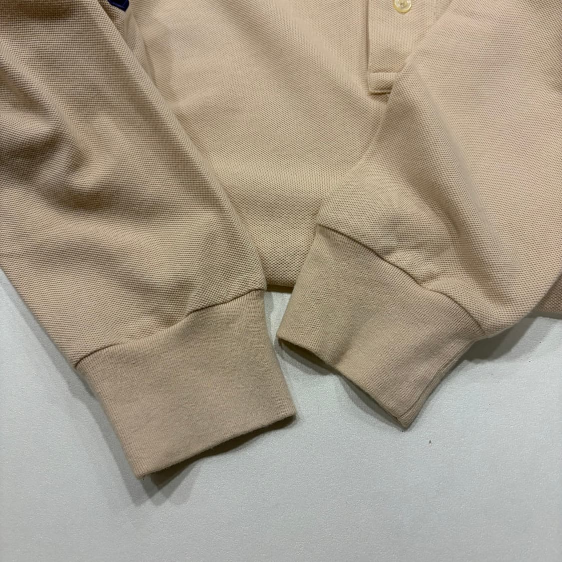 [L] 폴로 랄프로렌 빅포니 베이지 롱슬리브 카라티 C215 상품이미지7
