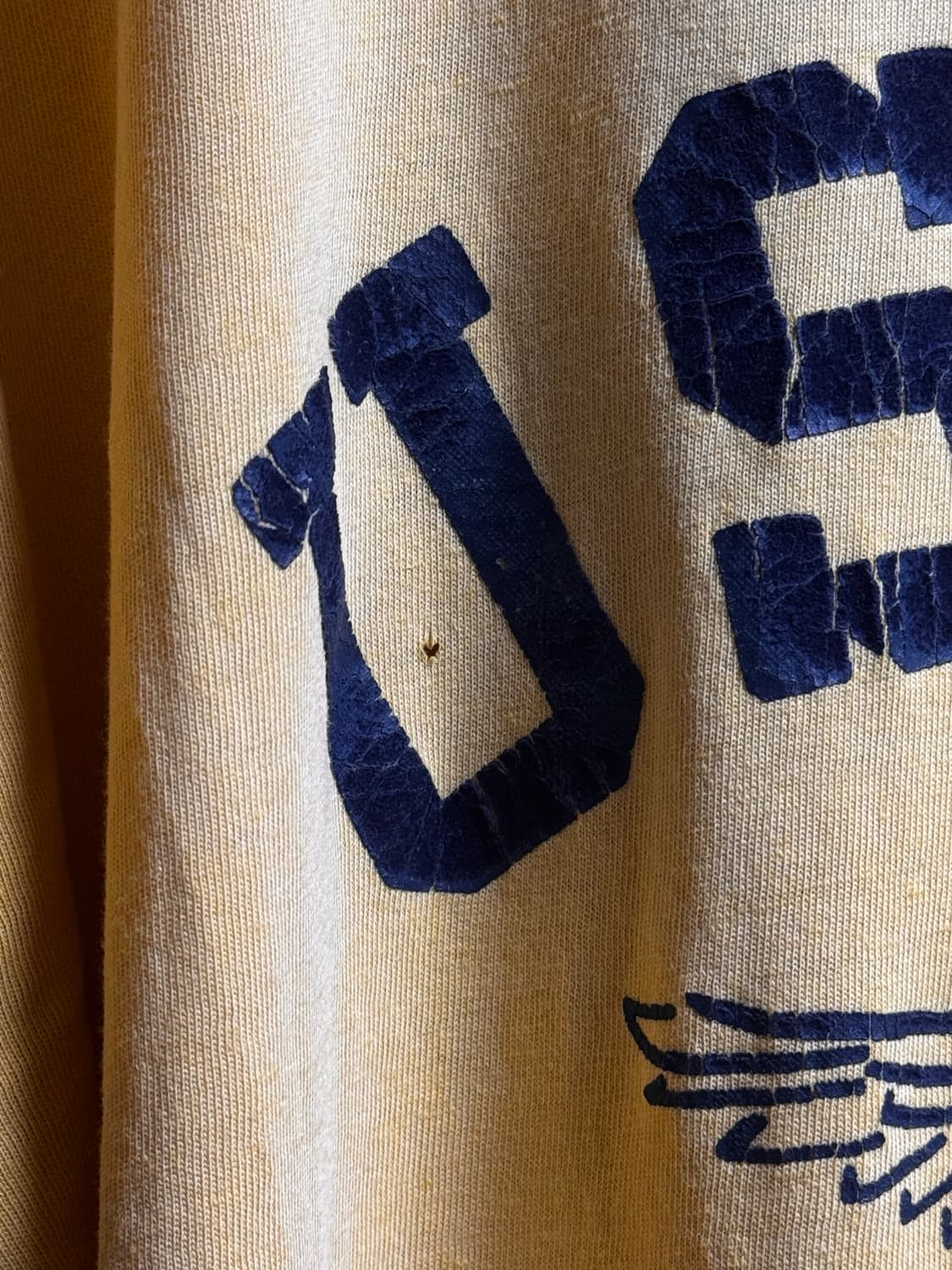 [M] RRL 그래픽 반팔 티셔츠 옐로우 상품이미지3