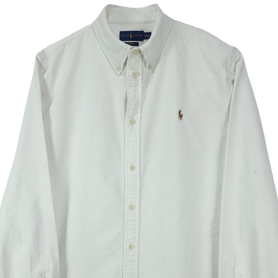 [폴로 랄프로렌] 스몰 로고 자수 셔츠 화이트 M18640 상품이미지4