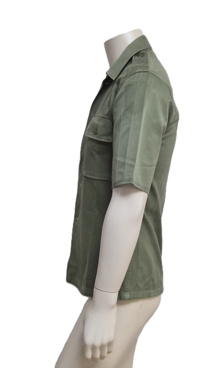 국군 구형 민무늬 반팔 전투복 상의 자켓 (XS) 상품이미지2