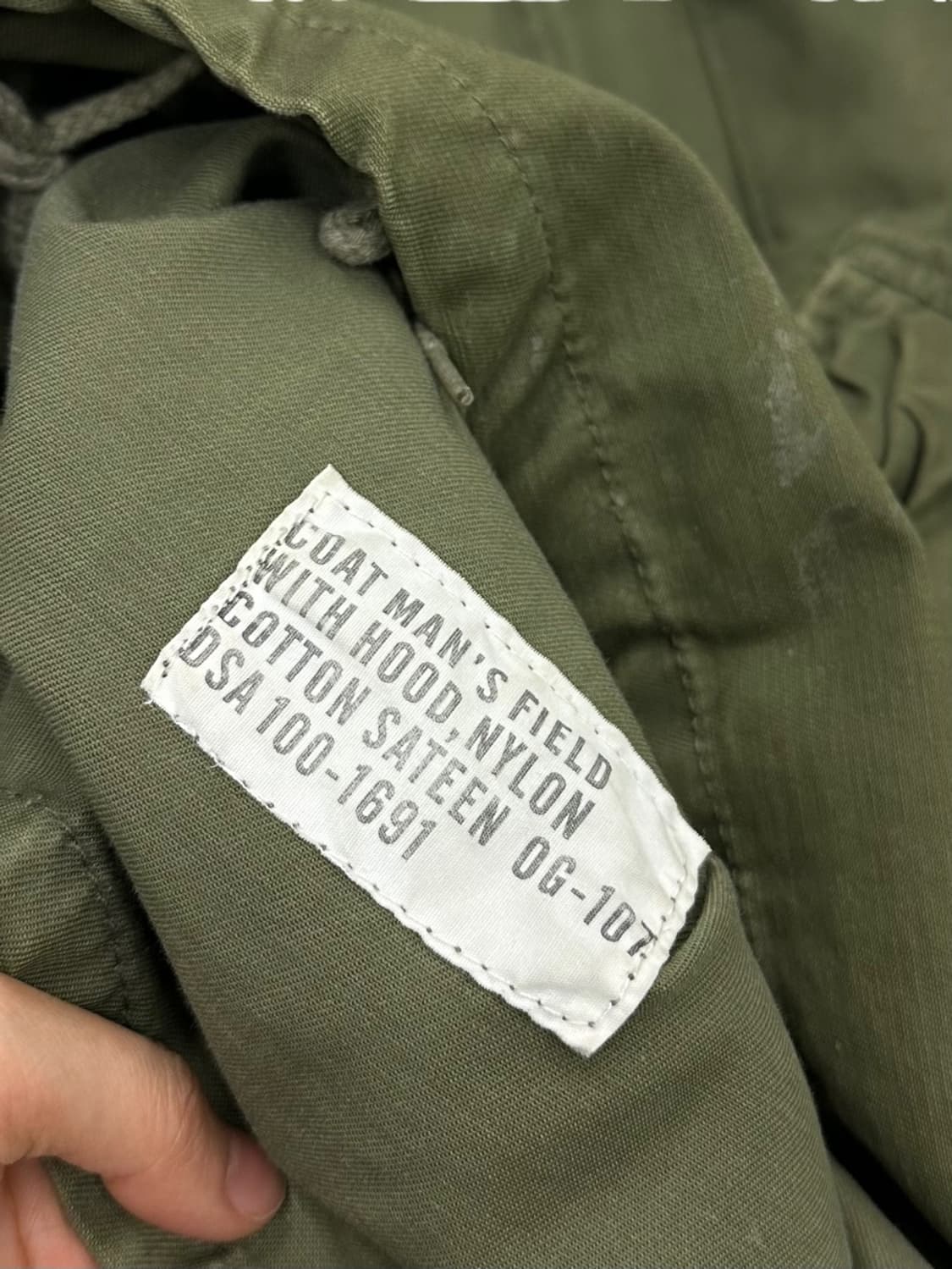 HCO M65 밀리터리 필드자켓 카키 (L~XL) 상품이미지9