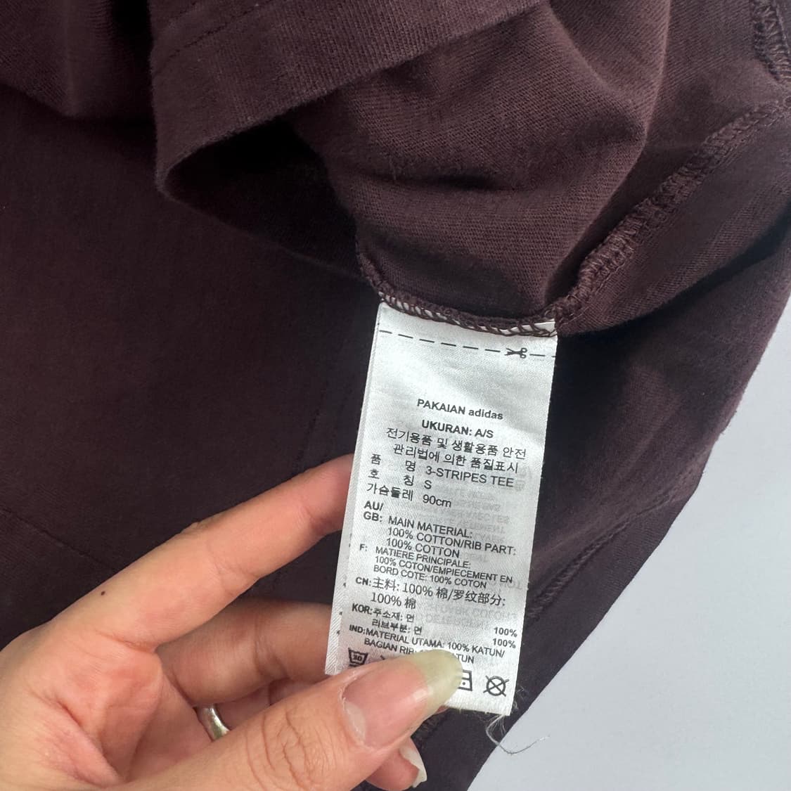 Adidas 아디다스 트랙탑 브라운 반팔  상품이미지6