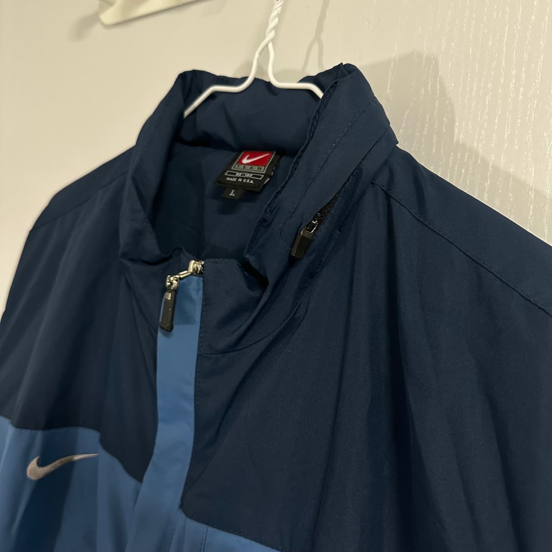 나이키 y2k 블루 배색 바람막이 상품이미지2