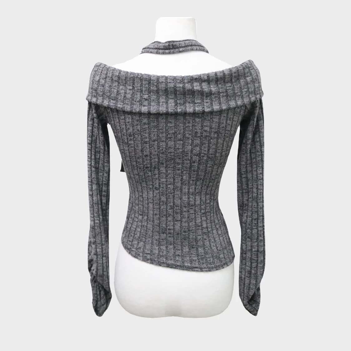 홀터넥 오프숄더 니트 66831 상품이미지2