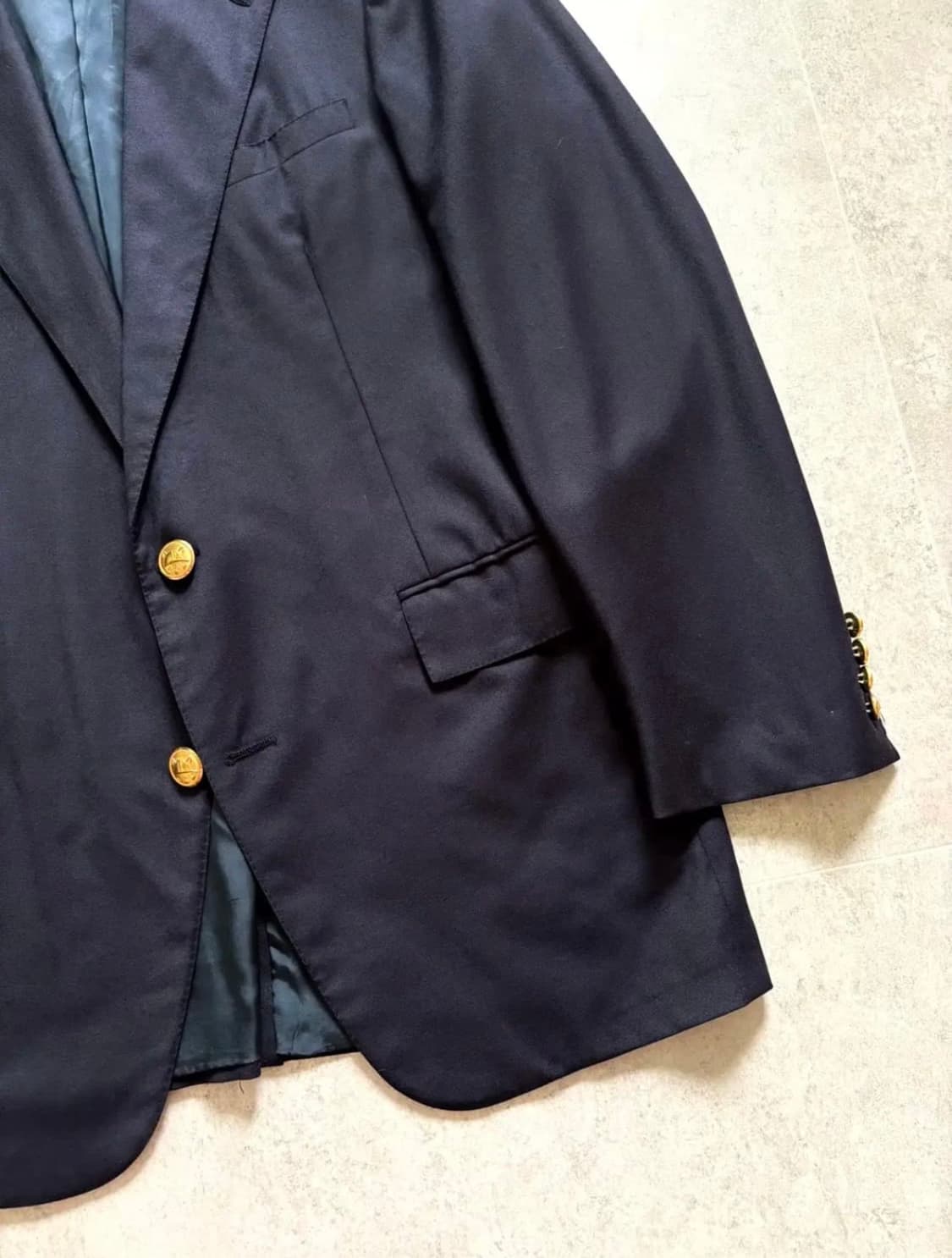 90‘s 폴로 랄프로렌 금장 블레이져 100-103 Made in USA 상품이미지5