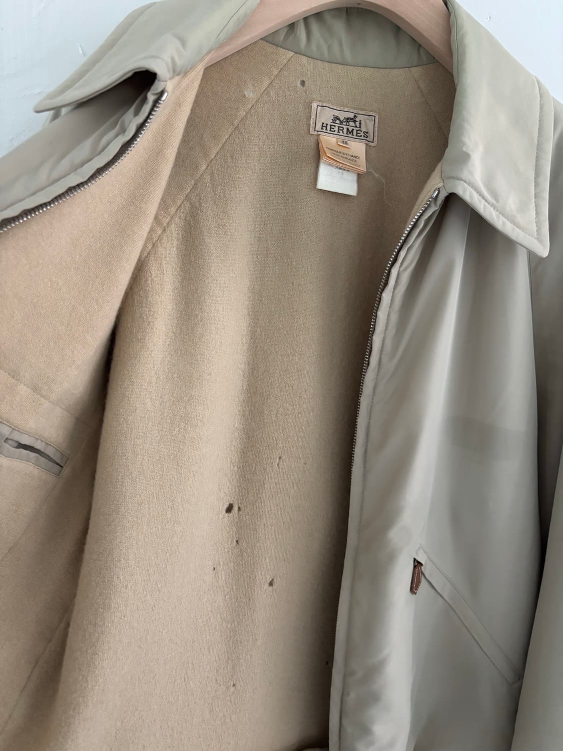 Hermes 에르메스 베이지 자켓 상품이미지8