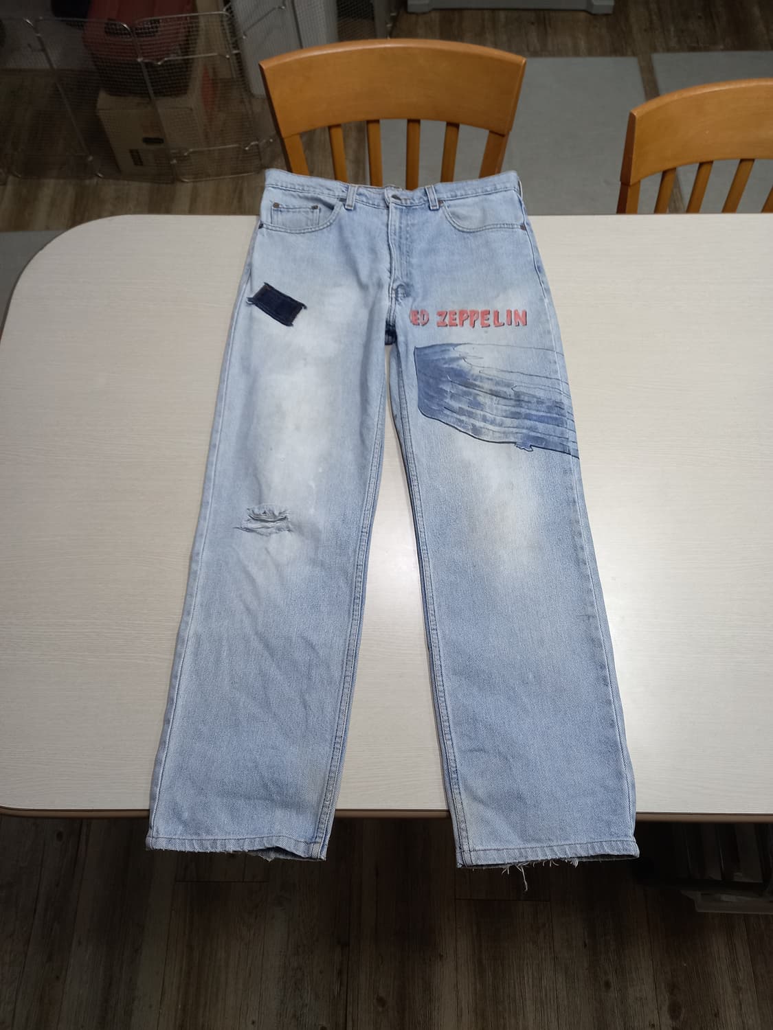 33 93's 리바이스515-0217 일자진 연청 커스텀 33-447 상품이미지1