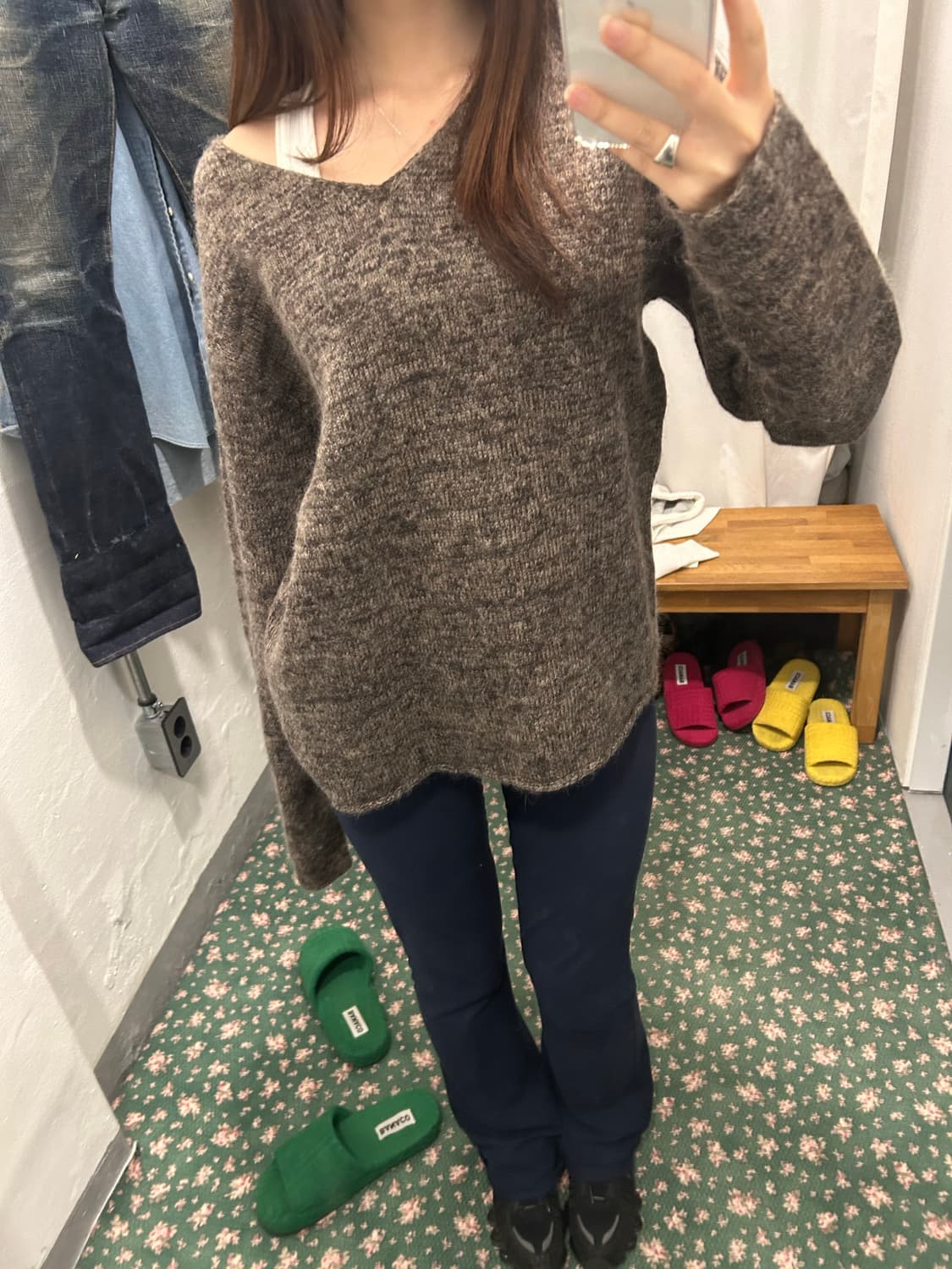 urban research 니트 브이넥 상품이미지2