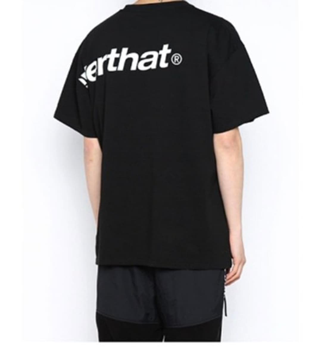디스이즈네버댓 로고 반팔 티셔츠 블랙M/HSP Logo Tee Black 상품이미지3