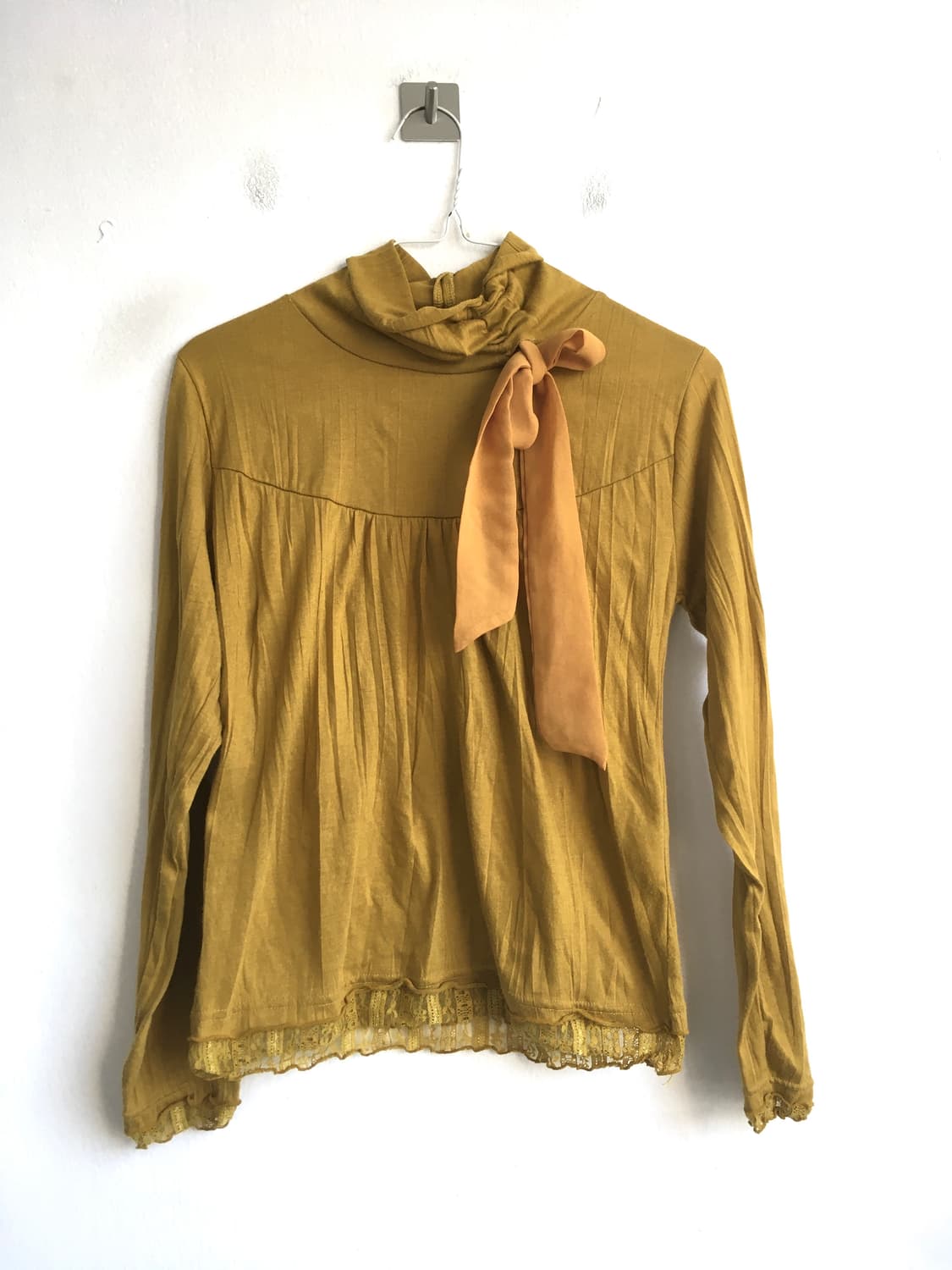 jpn vintage lace ribbon pullover t shirt 상품이미지5