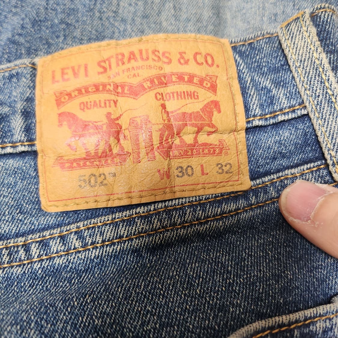 [30] 리바이스 502 청바지 데님팬츠 상품이미지3