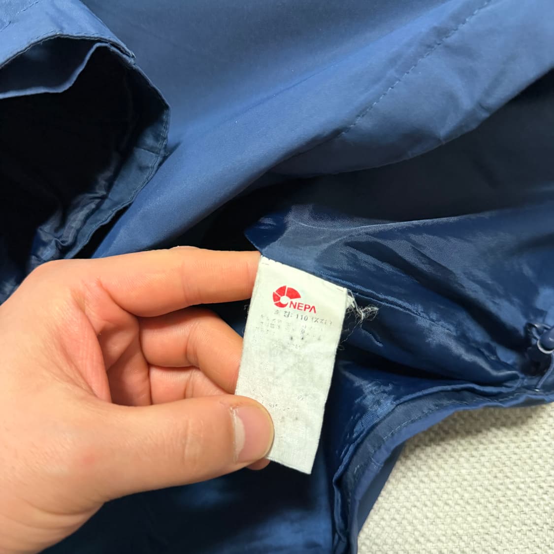 네파 사이드로고 노리밋 바람막이 자켓 상품이미지4