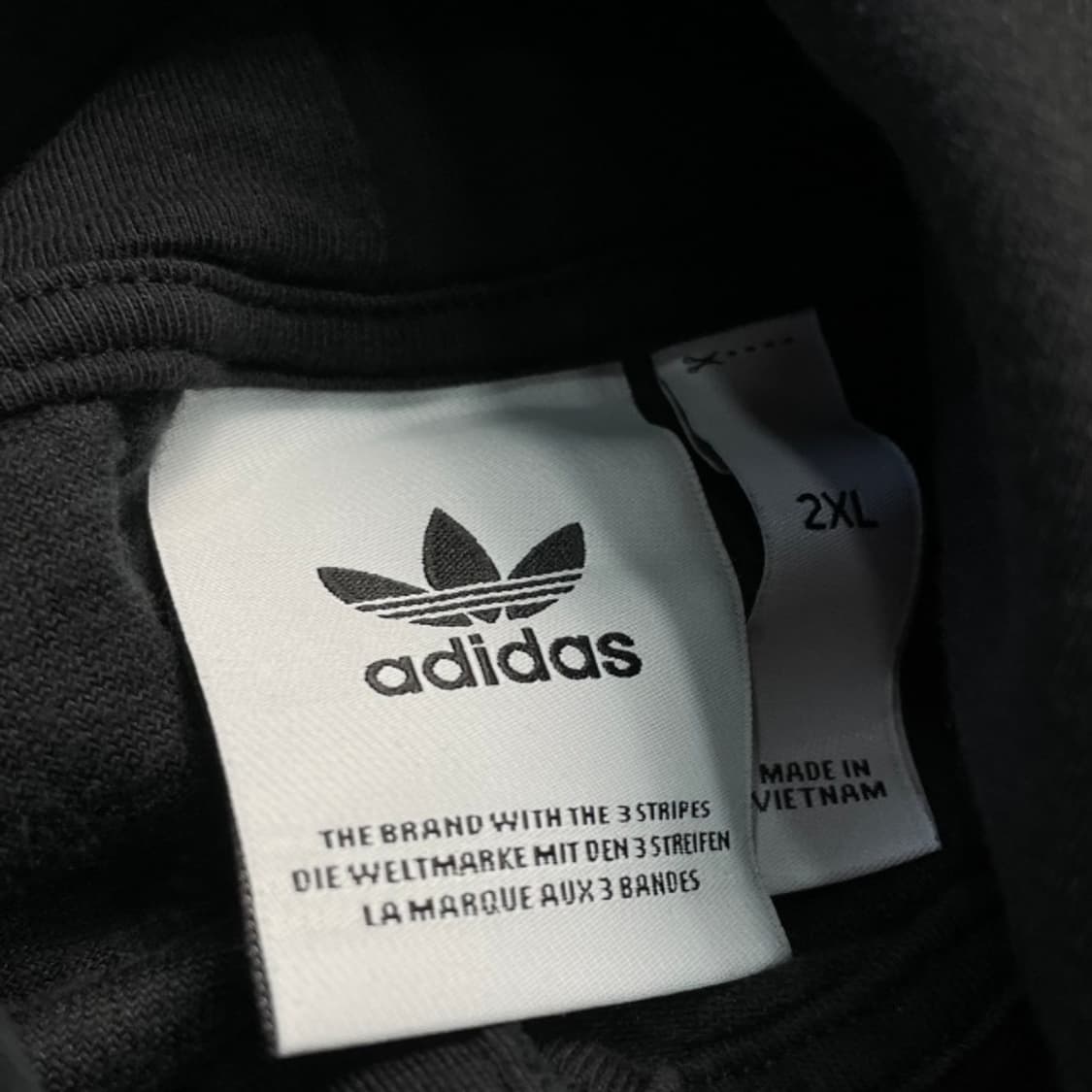 100 아디다스 벨벳 하프집업 후드티  상품이미지3