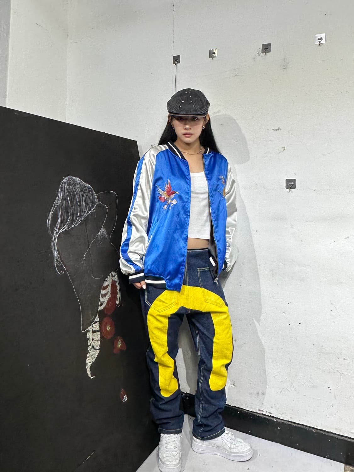 Jpn 일본빈티지 재패니즈 오리엔탈 리버시블 스카잔 자켓 XL 상품이미지2