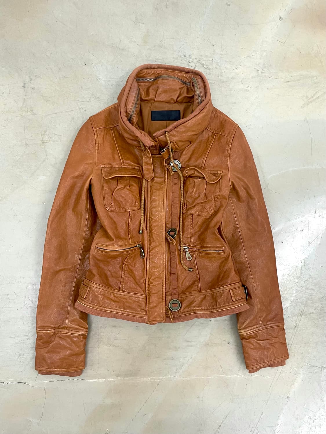  sheepskin brown leather jacket 상품이미지2
