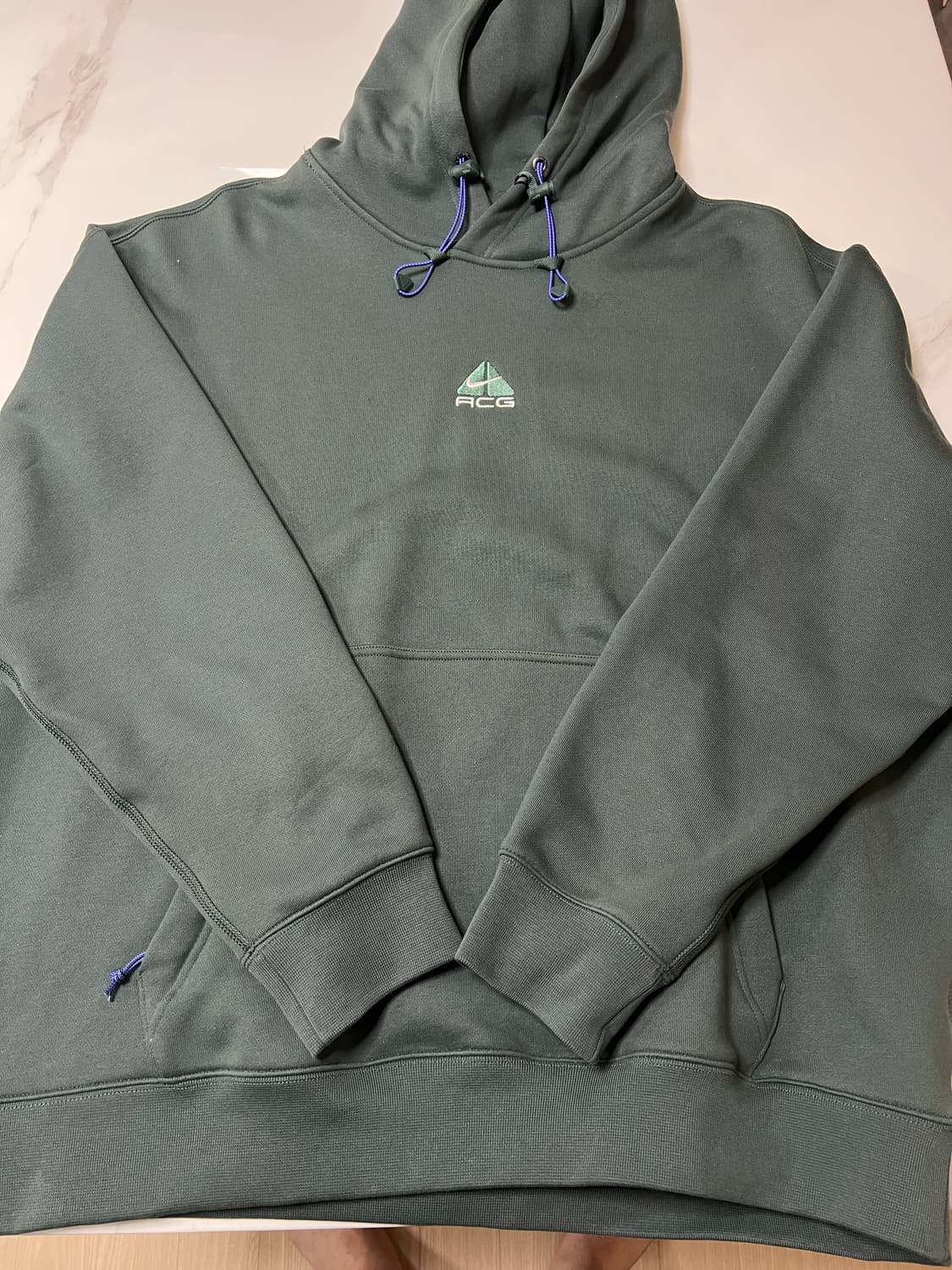 [XXL] 나이키 ACG 써마핏 플리스 풀오버 후드 빈티지 그린 - 아시 상품이미지1