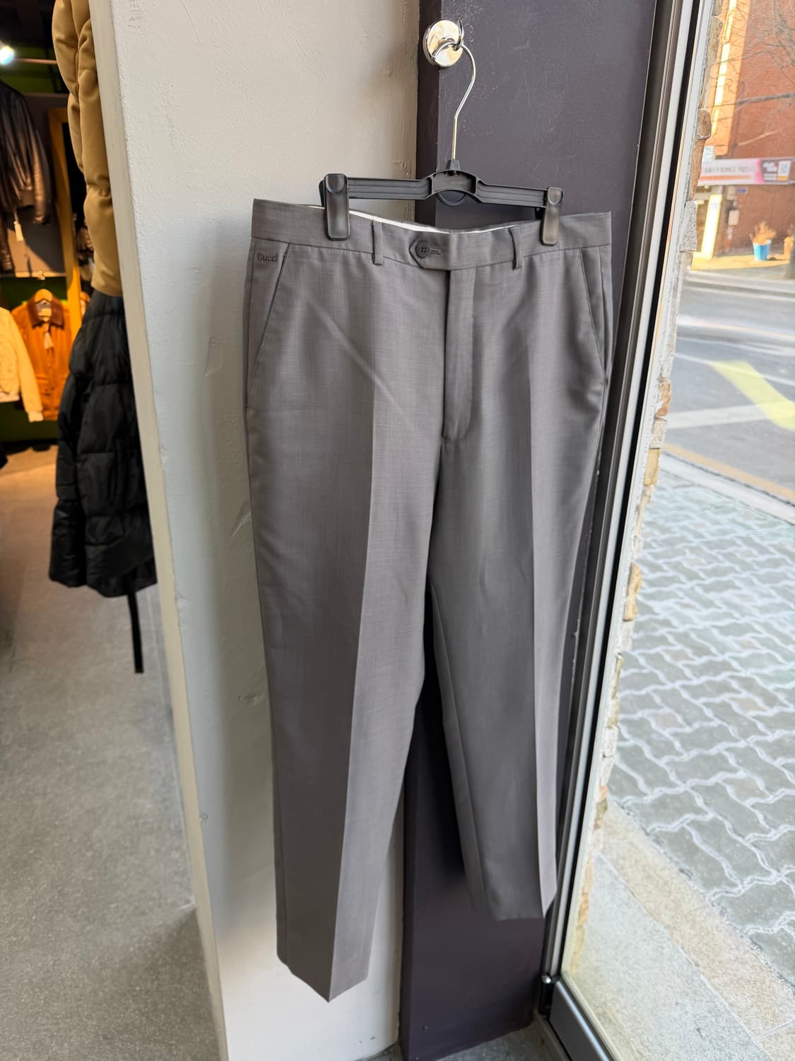 33~34/ 구찌 사이드로고 슬랙스 팬츠 상품이미지2
