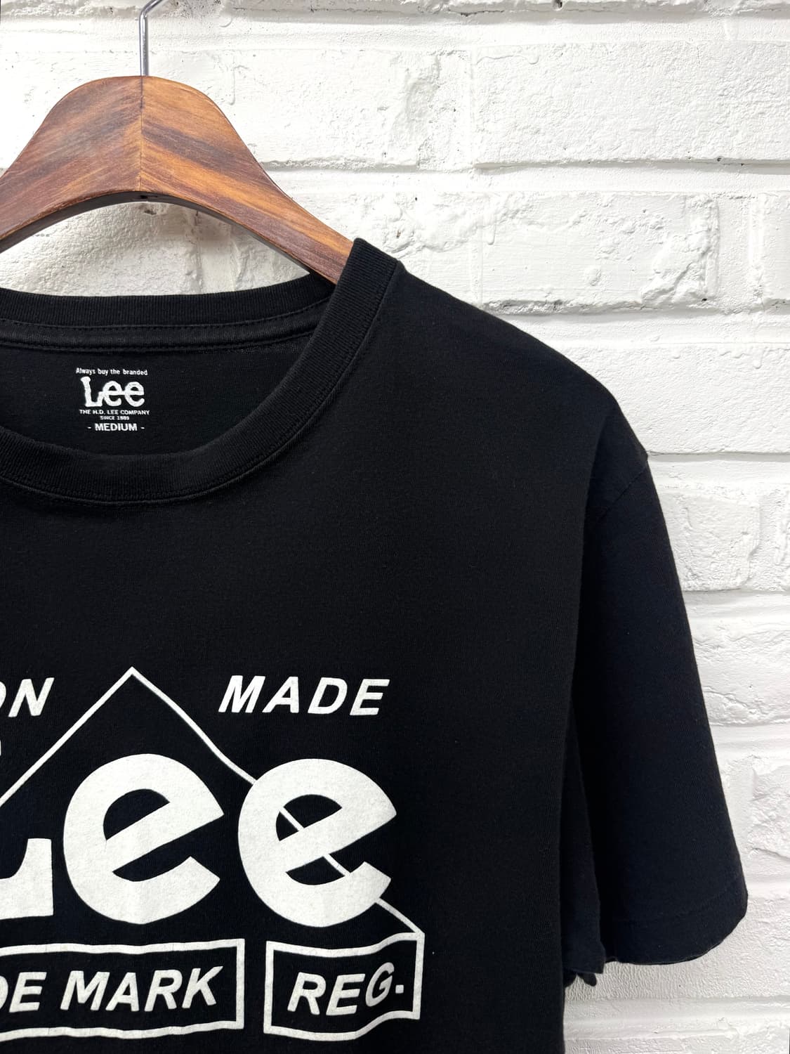 Lee 블랙 로고 반팔티 상품이미지4