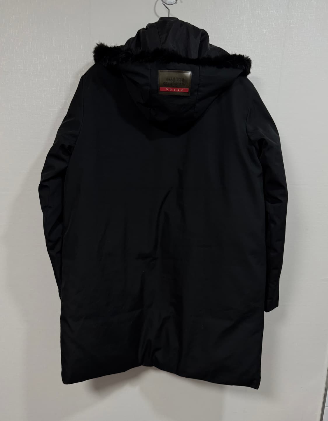 프라다 스포츠 레더버클 퍼 다운 패딩 자켓 상품이미지4