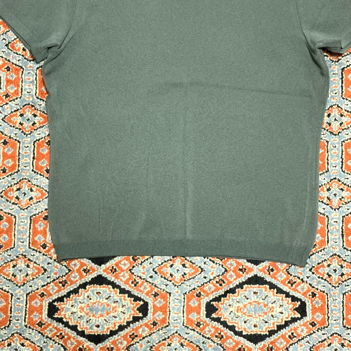 시스템 그레이카키 반팔 니트 여성90 상품이미지3