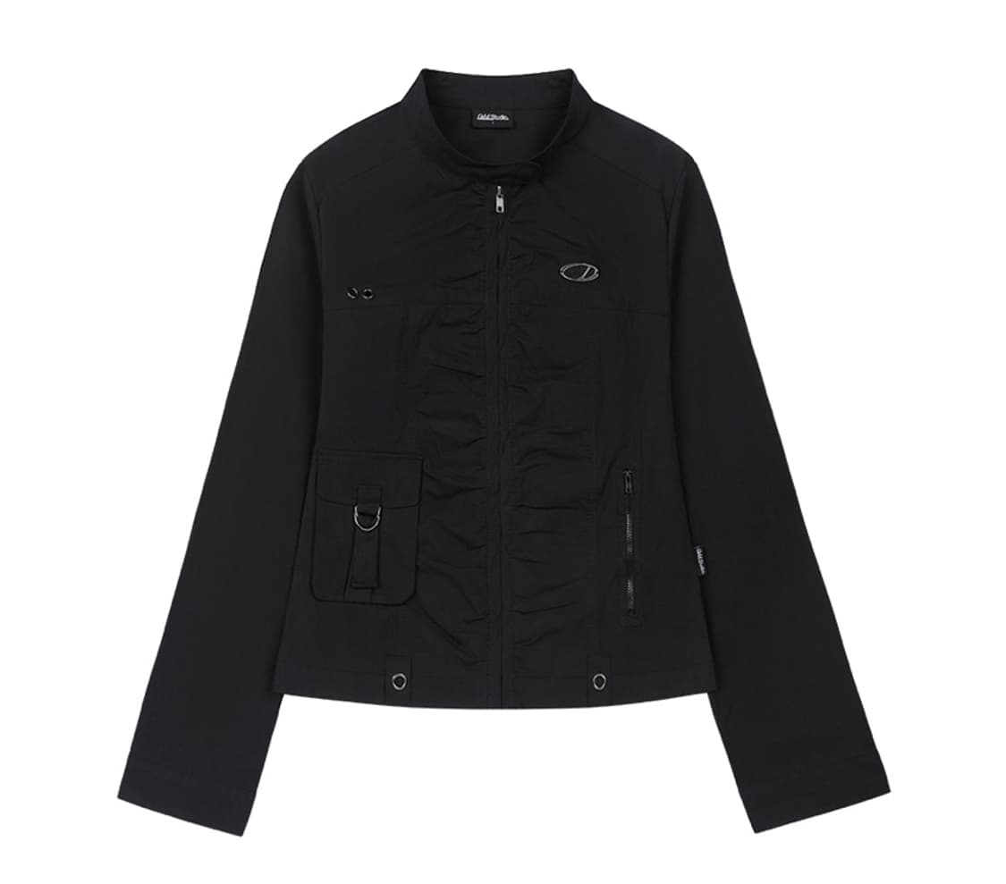 오드스튜디오 시그니처 셔링 코튼 바이커 자켓 팝니다 상품이미지1