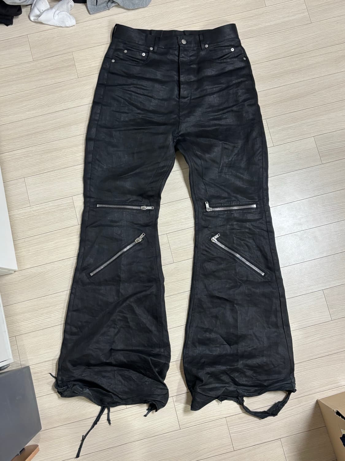 릭오웬스 리넨 카고팬츠 상품이미지1