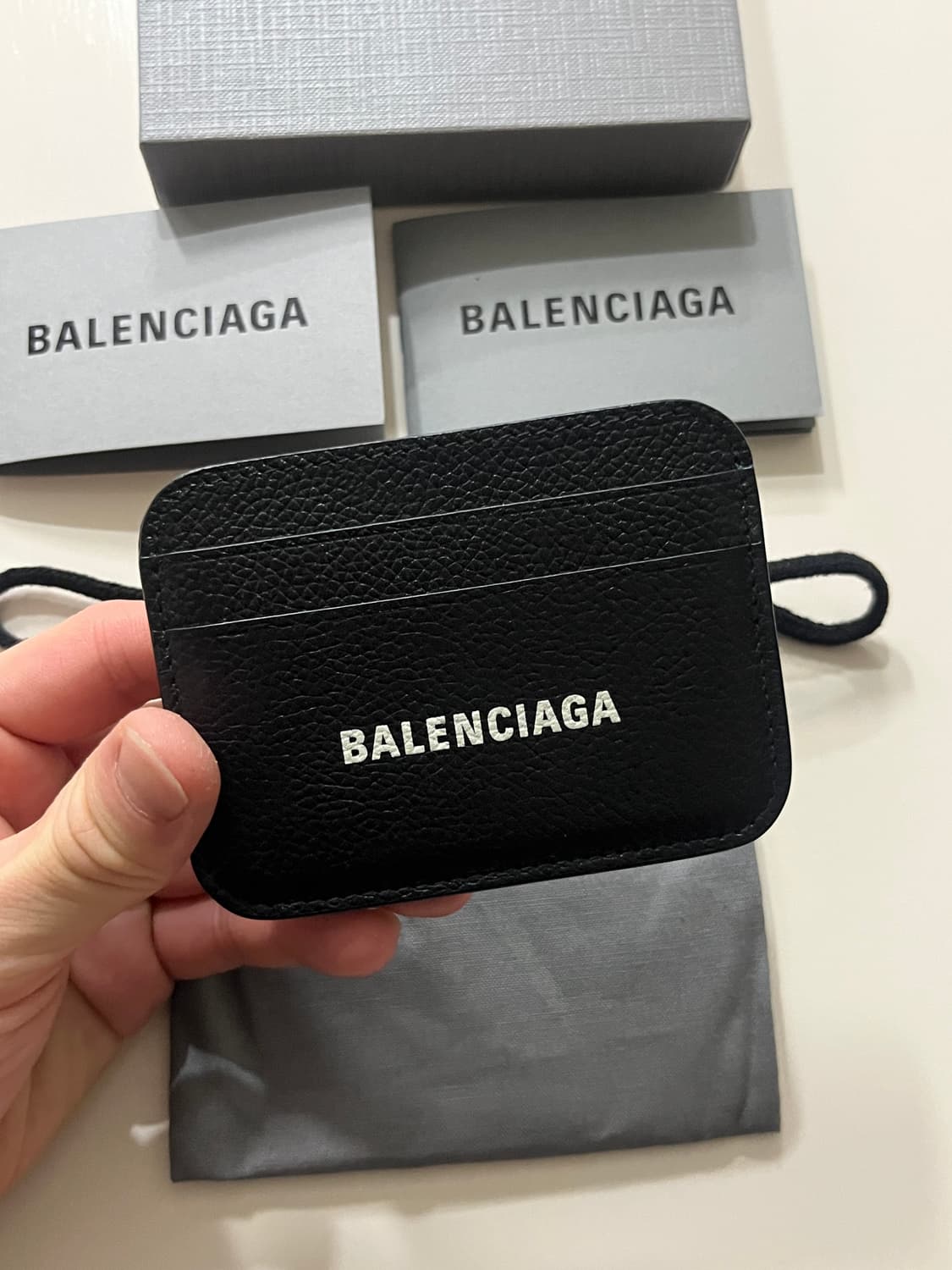 발렌시아가 그레이니 레더 카드 지갑 상품이미지3