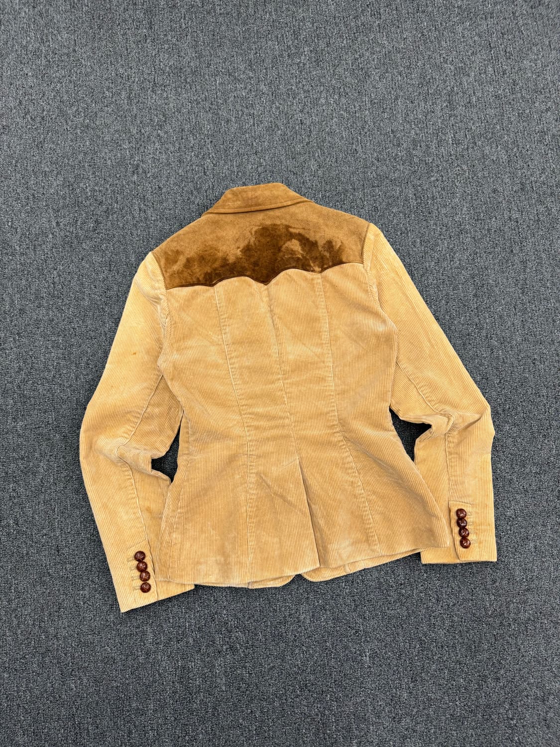 9)랄프로렌 빈티지 웨스턴 코듀로이 가죽패치 여성 블레이저 자켓 상품이미지5