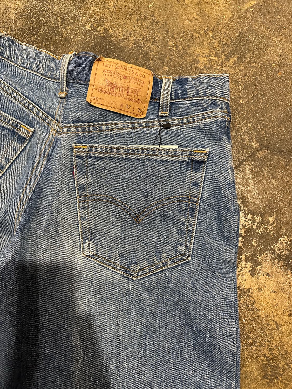 빈티지 90s 리바이스 567 데님팬츠  상품이미지3