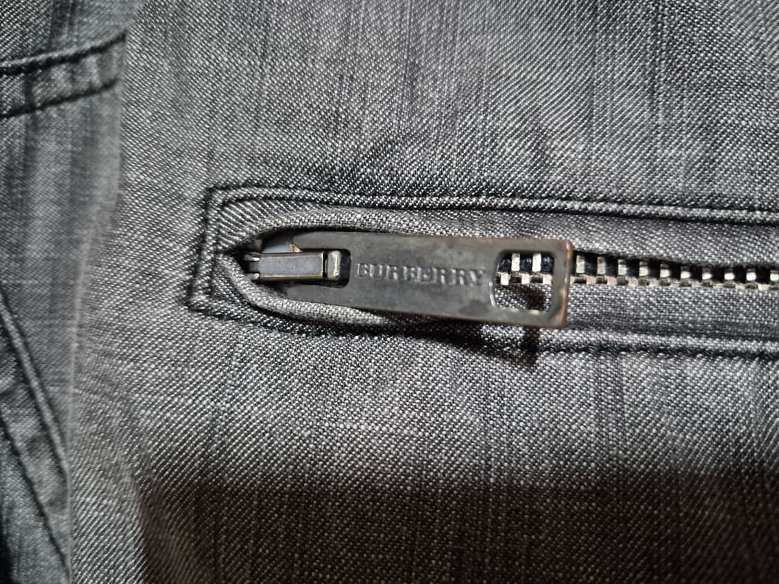 BURBERRY 버버리 데님 후드 하프집업 uk14(우리100) 상품이미지7