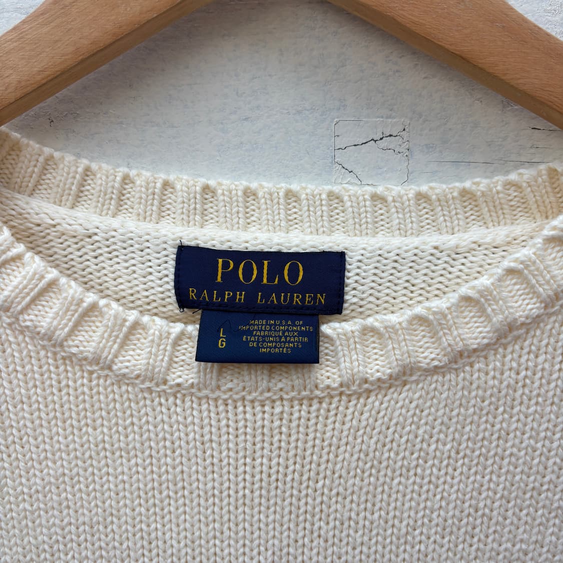 Polo 폴로 made in usa 성조기 니트 상품이미지5