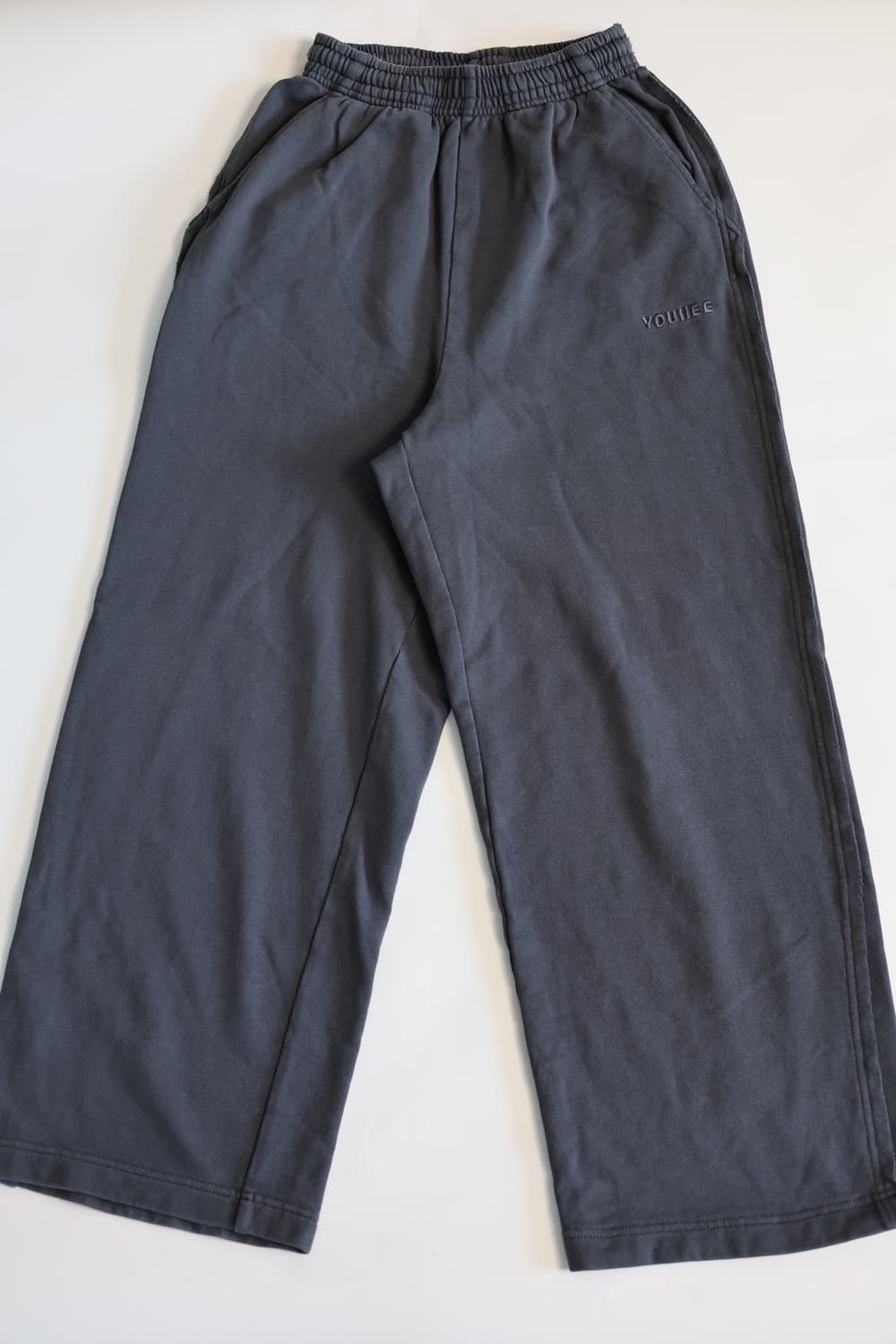 유희 와이드 조거팬츠_차콜 상품이미지2