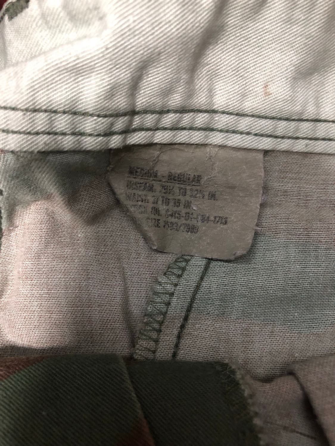 빈티지 밀리터리 카모 카고팬츠 반바지 M 레귤러 상품이미지7