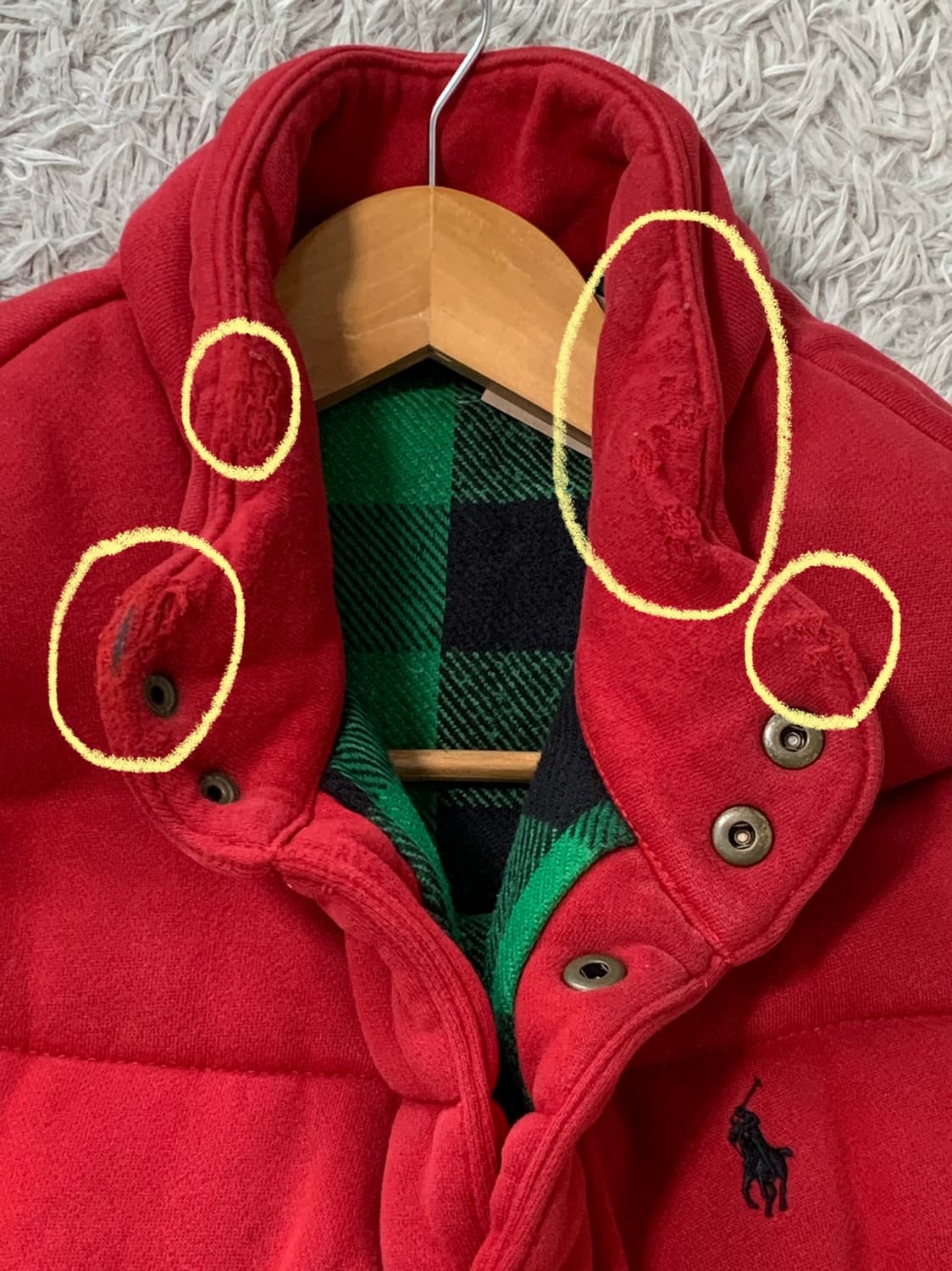 폴로 랄프 로렌 패딩 조끼 베스트 (공용L) 상품이미지7