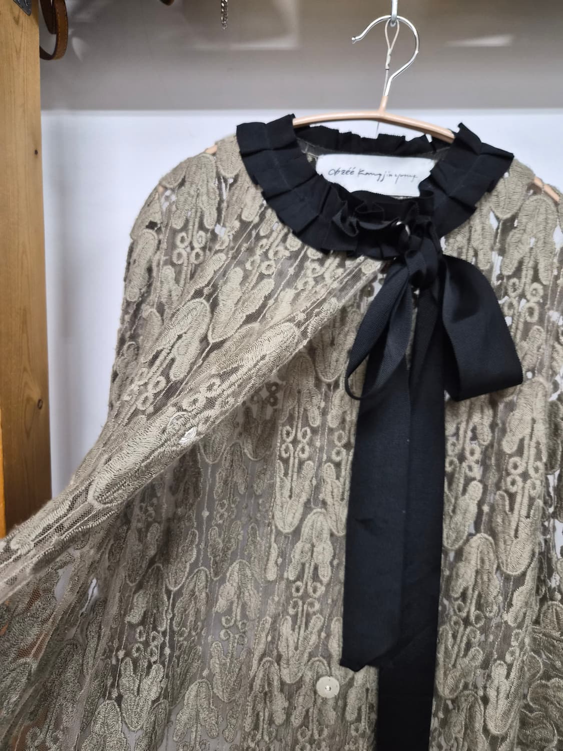 오브제 자수레이스 아우터 상품이미지4