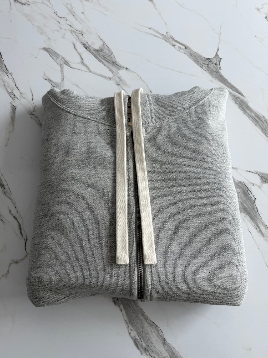 [XL] 나이젤카본 후드 집업 멜란지 그레이 상품이미지4