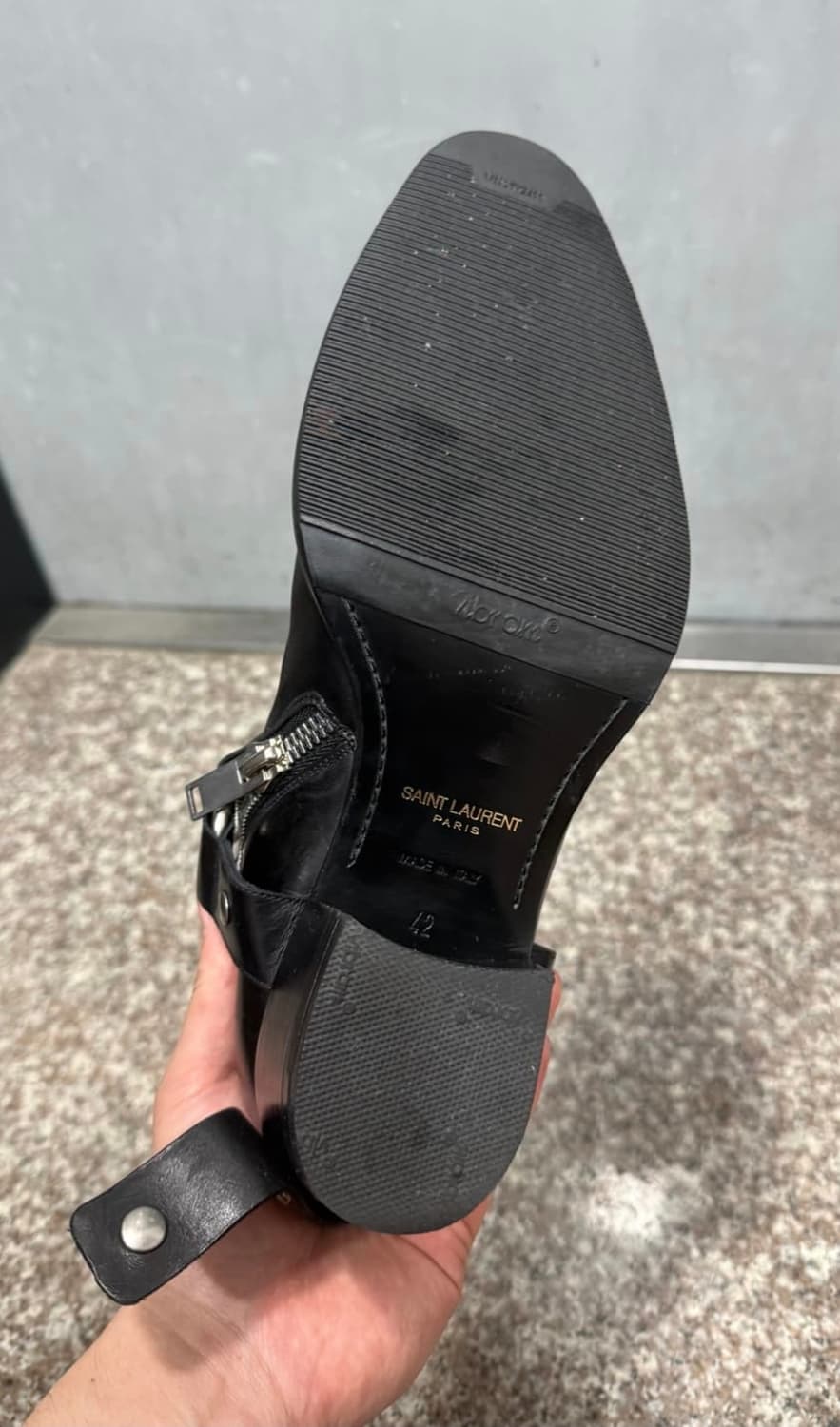 생로랑 13fw 에디슬리먼 바이시클 하네스 부츠 상품이미지5