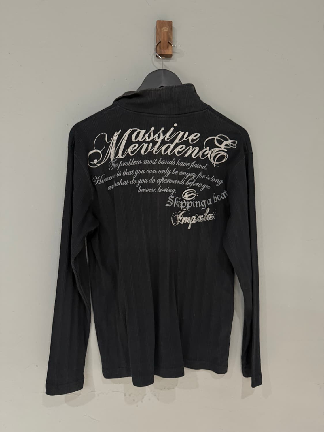 back lettering half-zip long sleeve 상품이미지8