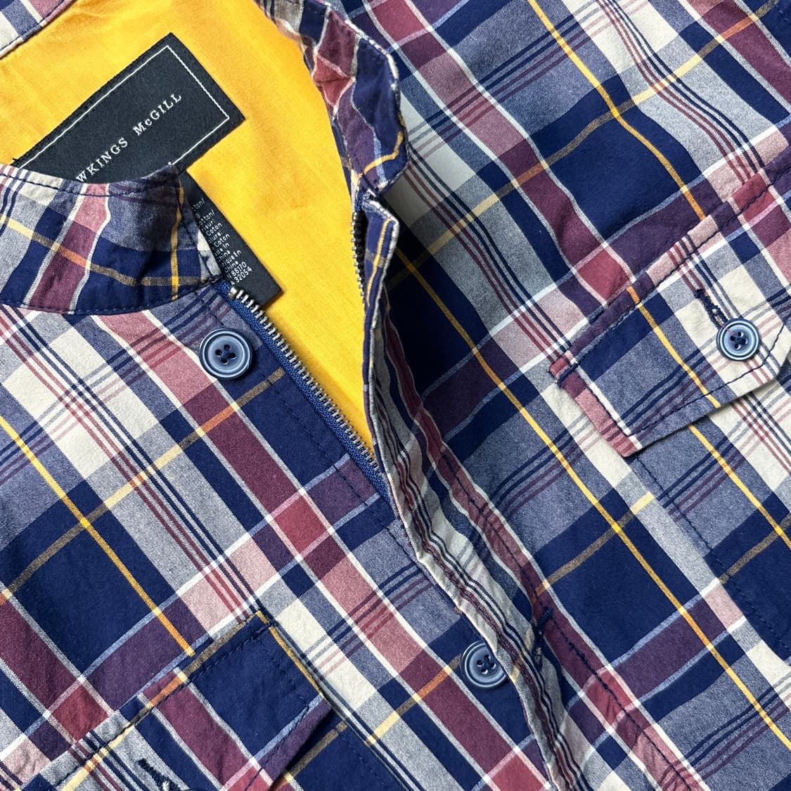 [L] HAWKINGS McGILL 논카라 숏 자켓 상품이미지3