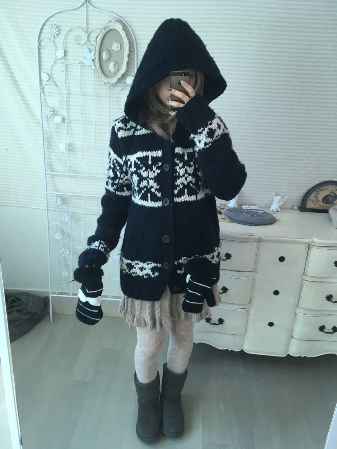 아베크롬비 해비울 코위찬 노르딕 후드 가디건 상품이미지5