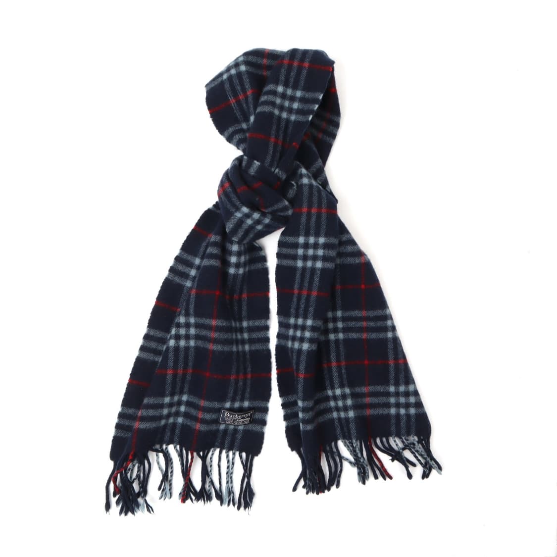 버버리 네이비 노바체크 램스울 머플러 상품이미지1