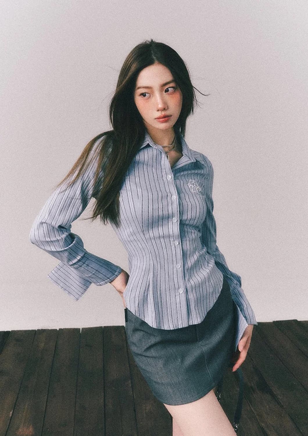 LLDC 스트라이프셔츠 상품이미지3