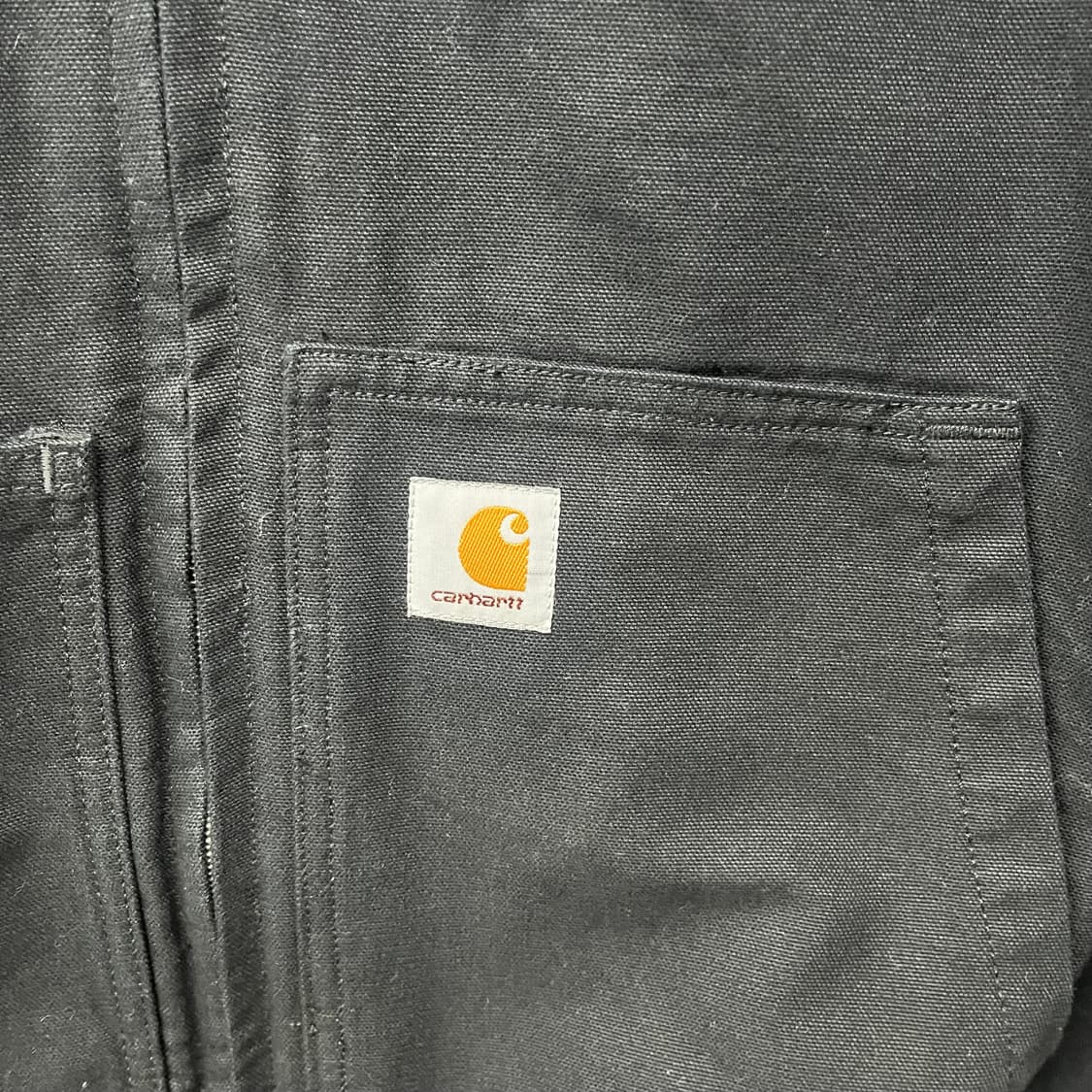 칼하트 블랙 후드 워크 자켓 남L 상품이미지2