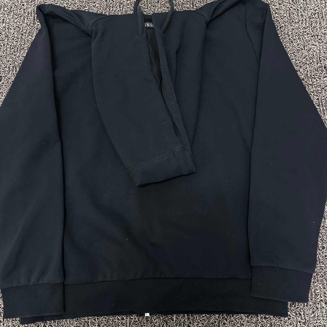 GUESS 게스 여성 후드집업 블랙 90(L) 상품이미지7