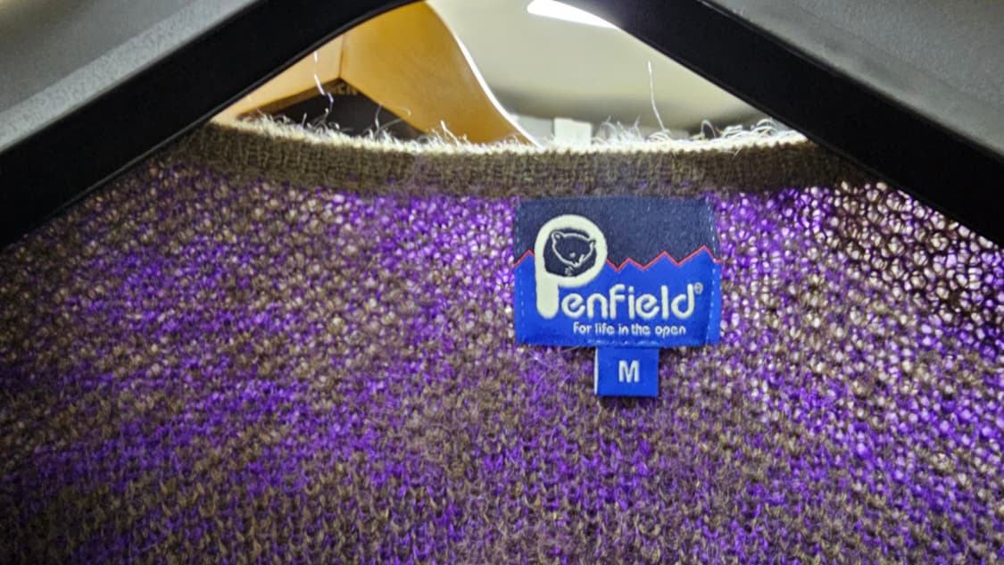 펜필드 모헤어 가디건 올리브 M(100) 상품이미지3