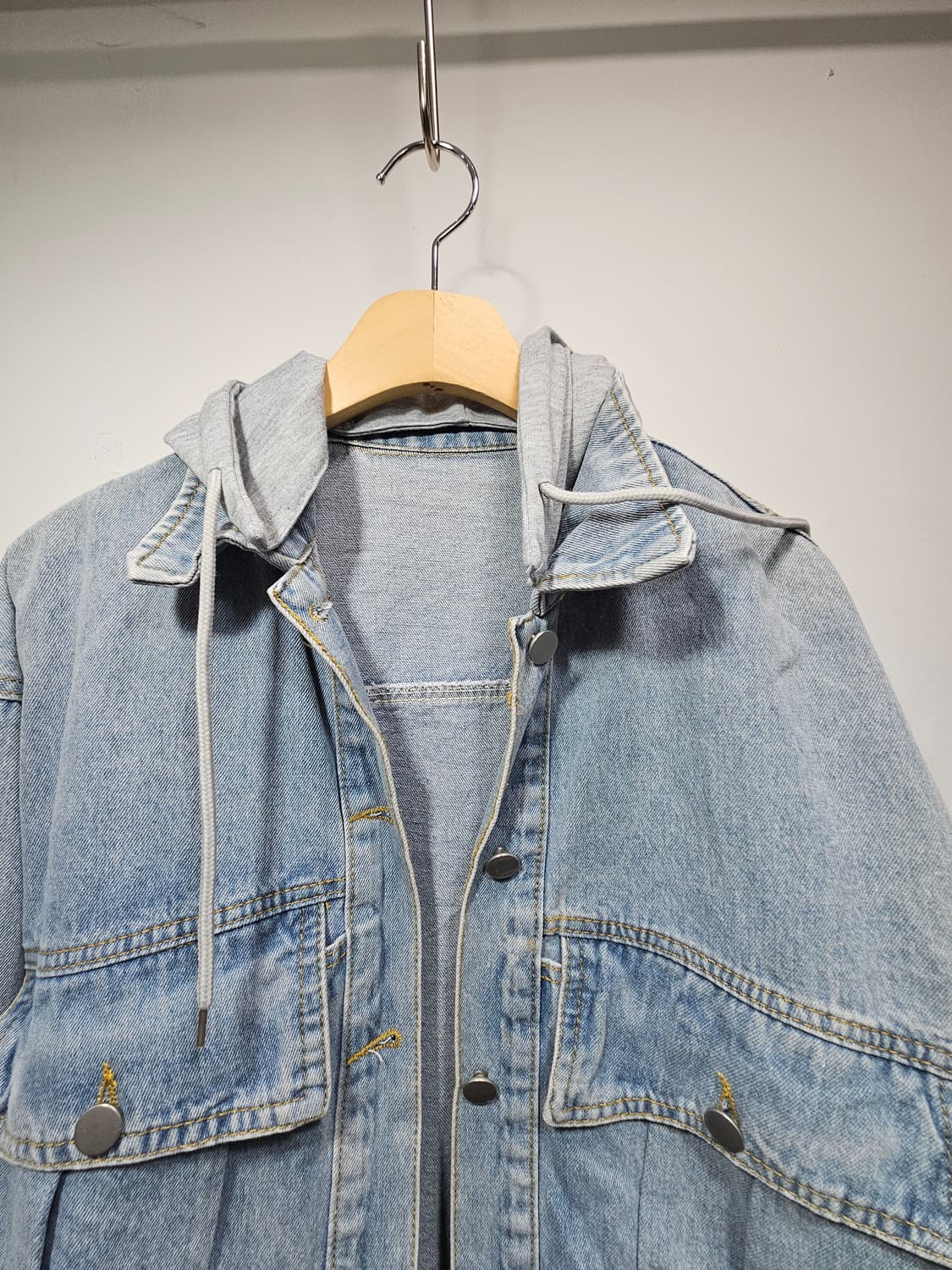 후드 탈부착 청자켓 상품이미지2